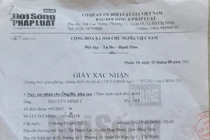 Công an Củ Chi khởi tố nhóm người giả giấy xác nhận báo chí, giả giấy đi đường 