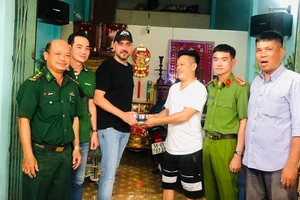 Biên phòng tìm tài sản cho thuyền viên nước ngoài