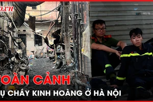 Video: Toàn cảnh vụ cháy nhà trọ làm 14 người chết ở Hà Nội