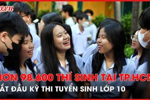 Thi tuyển sinh lớp 10 tại TPHCM: Thí sinh hào hứng bước vào môn thi đầu tiên