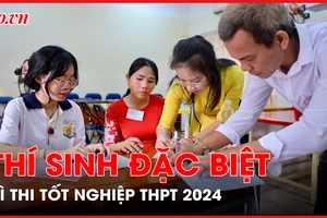 Video: Thí sinh đặc biệt kì thi Tốt nghiệp THPT 2024 được bố trí giường để nằm thi