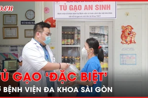 Có một tủ gạo ‘đặc biệt’ ở Bệnh viện Đa khoa Sài Gòn