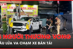 Đồng Nai: Tai nạn giữa xe lửa và xe bán tải, 2 người tử vong và nhiều người bị thương