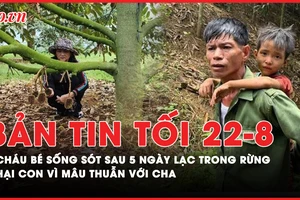 Bản tin tối 22-8: Nhờ đâu cháu bé 6 tuổi sống sót trong 5 ngày lạc trong rừng?; Mâu thuẫn với cha lại đi hại người con