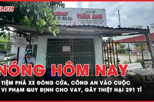 Nóng hôm nay: Cận cảnh công an vào cuộc, nhiều tiệm phá xe trả mặt bằng, đóng cửa