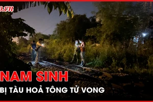 Tàu hoả tông tử vong nam sinh năm cuối đại học