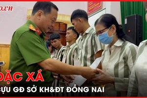  Cựu Giám đốc Sở KH&ĐT tỉnh Đồng Nai được đặc xá cùng 68 phạm nhân khác