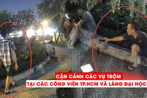 CLIP ĐIỀU TRA - Bài 2: Cận cảnh các vụ trộm tại các công viên ở TP.HCM