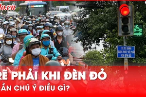 Video: Tín hiệu vui cho người tham gia giao thông muốn rẽ phải khi đèn đỏ