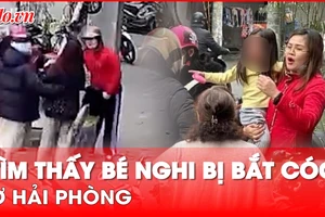 Video: Tạm giữ người phụ nữ nghi bắt cóc cháu bé 4 tuổi ở Hải Phòng