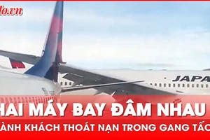 Hai máy bay đâm nhau trên đường băng, hành khách may mắn thoát nạn