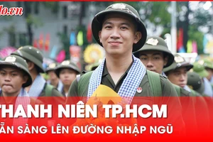 Video: Rộn ràng ngày hội tòng quân ở TP.HCM