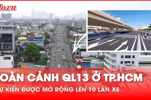 Video: Flycam tuyến Quốc lộ 13 ở TP.HCM dự kiến mở rộng với mức đầu tư hơn 21.700 tỷ 