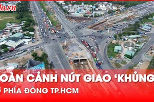Video: Toàn cảnh nút giao 'khủng' ở phía Đông TP.HCM, dự kiến về đích trong năm 2025