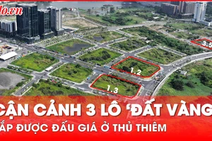 Video: 3 lô 'đất vàng' sắp được đấu giá ở Thủ Thiêm 