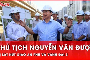 Video: Chủ tịch UBND TP.HCM Nguyễn Văn Được thị sát nút giao An Phú và dự án đường Vành đai 3 