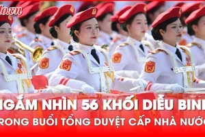 Hoành tráng, mãn nhãn buổi tổng duyệt diễu binh diễu hành cấp Nhà nước