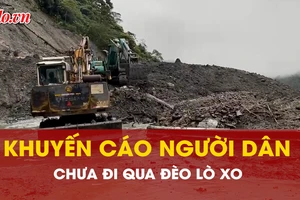 Hình ảnh mới nhất hiện trạng sạt lở đèo Lò Xo 