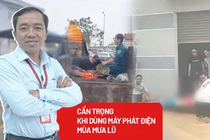 Sử dụng máy phát điện mùa mưa lũ như thế nào để tránh tai nạn đáng tiếc?
