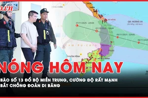 Nóng hôm nay: Bão số 13 có cường độ rất mạnh, đang lao nhanh vào đất liền miền Trung; Bắt chồng ca sĩ Đoàn Di Băng vụ kem chống nắng giả