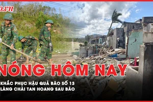 Nóng hôm nay: Phó Thủ tướng Trần Hồng Hà họp khẩn khắc phục hậu quả bão số 13; Làng chài Xuân Thạnh tan hoang, đổ nát sau bão số 13 