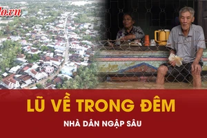 Đắk Lắk: Lũ về trong đêm, nhiều hộ dân bị ngập sâu 