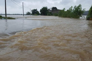 Gần 27.000 căn nhà ở Bình Định đang bị ngập 