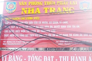 Khánh Hòa có văn phòng thừa phát lại đầu tiên