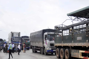 BOT Ninh Lộc lại phải liên tục xả trạm