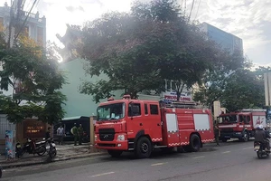 Cháy Văn phòng Đăng ký đất đai lúc rạng sáng