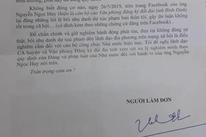 Phó Chủ tịch huyện đề nghị xử lý cán bộ tỉnh đăng facebook