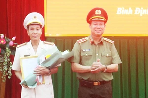 Phó giám đốc Công an Quảng Ngãi làm giám đốc Công an Bình Định