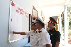 20 điểm bỏ phiếu tại huyện đảo Trường Sa đã bầu cử sớm