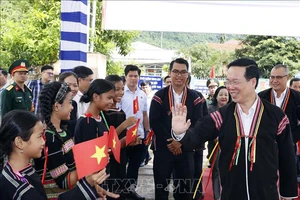 Chủ tịch nước Võ Văn Thưởng: 'Bà con đã đoàn kết, nay càng đoàn kết hơn nữa'