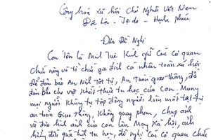 Ông Minh Tuệ có đơn đề nghị đừng đưa hình ảnh ông lên mạng xã hội