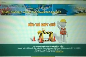 Hacker tấn công trang web của Sở GD&ĐT TP Đà Nẵng