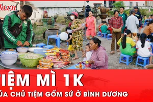 Tiệm mì 1.000 đồng, ‘bao no’ của chủ cửa hàng gốm sứ ở Bình Dương