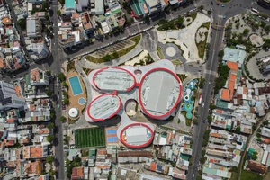 Khánh thành Cung văn hóa thiếu nhi hình khăn quàng đỏ ở Khánh Hòa