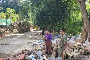 Cưỡng chế nhiều công trình không phép ở TP Quy Nhơn 