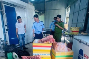 Xử phạt ba trường hợp kinh doanh thịt heo không rõ nguồn gốc ở Bình Định
