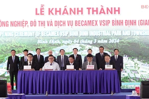 Phó Thủ tướng: Khu công nghiệp - đô thị - dịch vụ Becamex VSIP Bình Định là mô hình rất mới