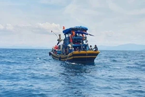 Tìm kiếm ngư dân mất tích. Ảnh minh hoạ PLO