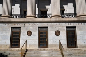 Bộ Ngân khố Mỹ. Ảnh: THE NEW YORK TIMES