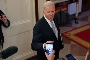 Tổng thống Mỹ Joe Biden trả lời phỏng vấn tại Nhà Trắng ở thủ đô Washington D.C, ngày 20-1. Ảnh: REUTERS
