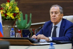Ngoại trưởng Nga Sergey Lavrov tại thủ đô Pretoria (Nam Phi) ngày 23-1. Ảnh: SPUTNIK