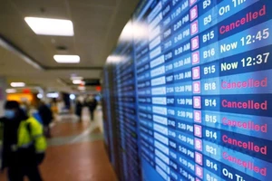 Các hãng hàng không Mỹ hủy hơn 1.000 chuyến bay vì bão mùa đông 