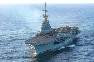 Tàu sân bay Sao Paulo của Brazil. Ảnh: HẢI QUÂN BRAZIL