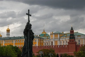 Khu phức hợp điện Kremlin nằm ở trung tâm thủ đô Moscow (Nga) là nơi ở chính thức và văn phòng làm việc chính của Tổng thống Nga. Ảnh: EPA