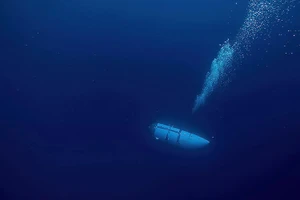Tàu lặn Titan của công ty OceanGate. Ảnh: THE PEOPLE