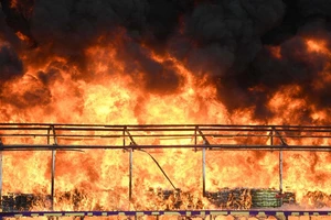 Chính quyền Myanmar đã thiêu hủy ma túy trị tại Yangon (Myanmar). Ảnh: AFP